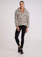 PRINTED FLEECE JACKET