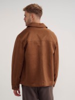 JUNO FAUX SUEDE SHORT COAT