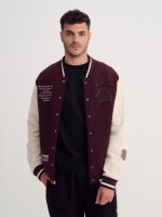 college bomber jacket
