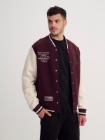 college bomber jacket