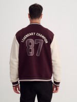 college bomber jacket