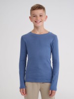 BASIC CREW NECK RIB-KIDS