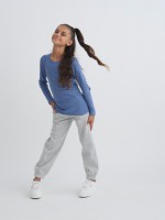 BASIC CREW NECK RIB-KIDS