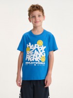 KIDS PRINTED CREW NECK T-SHIRT