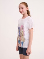 KIDS PRINTED CREW NECK T-SHIRT