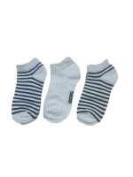 Printed Sneakers Socks– שלושה זוגות במארז