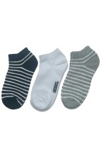 Printed Sneakers Socks– שלושה זוגות במארז