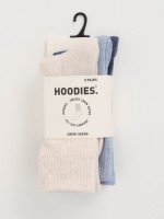 HIGH CREW SOCKS– שלושה זוגות במארז