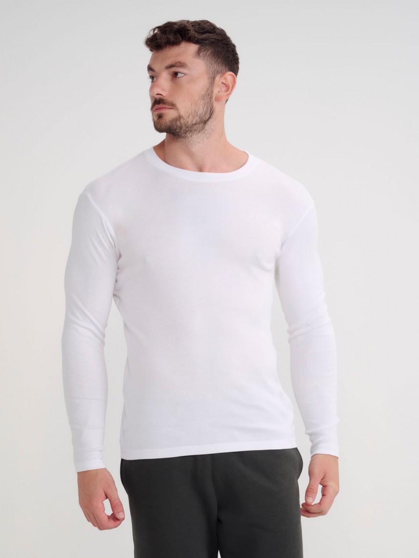 BASIC RIB CREW NECK-MEN