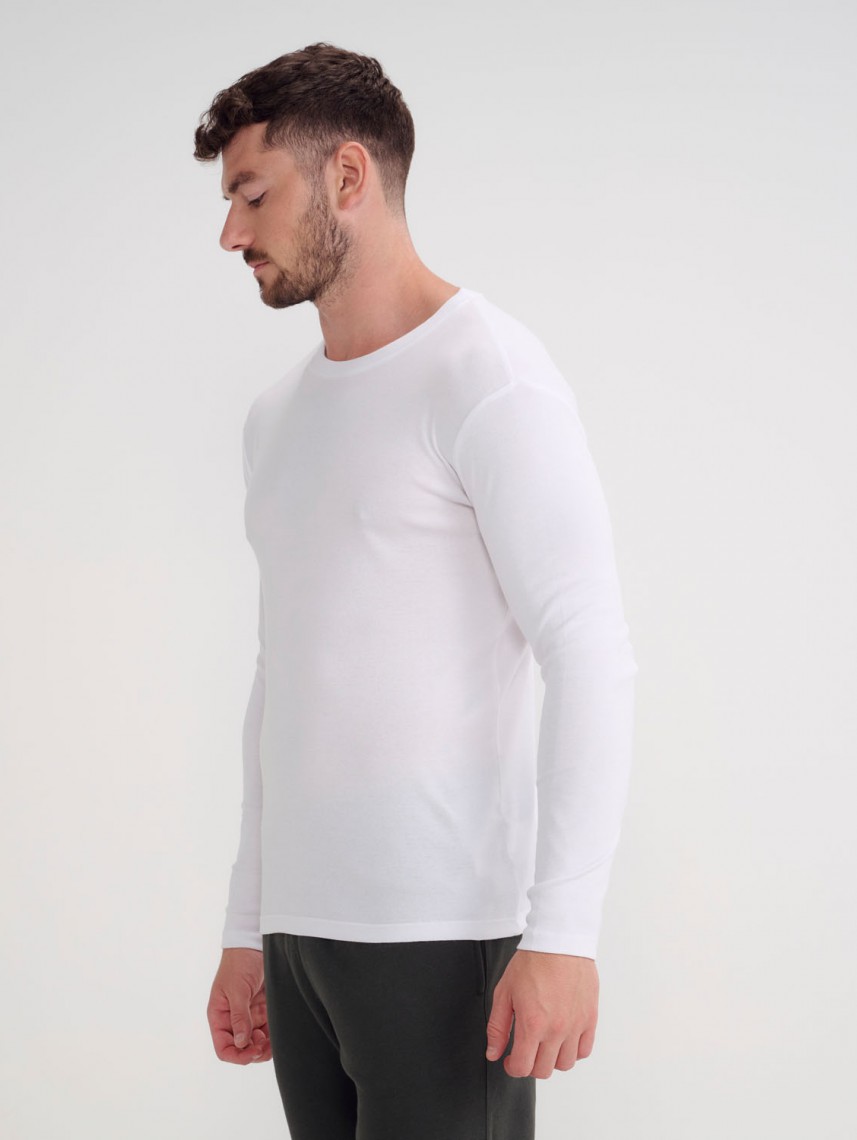 BASIC RIB CREW NECK-MEN