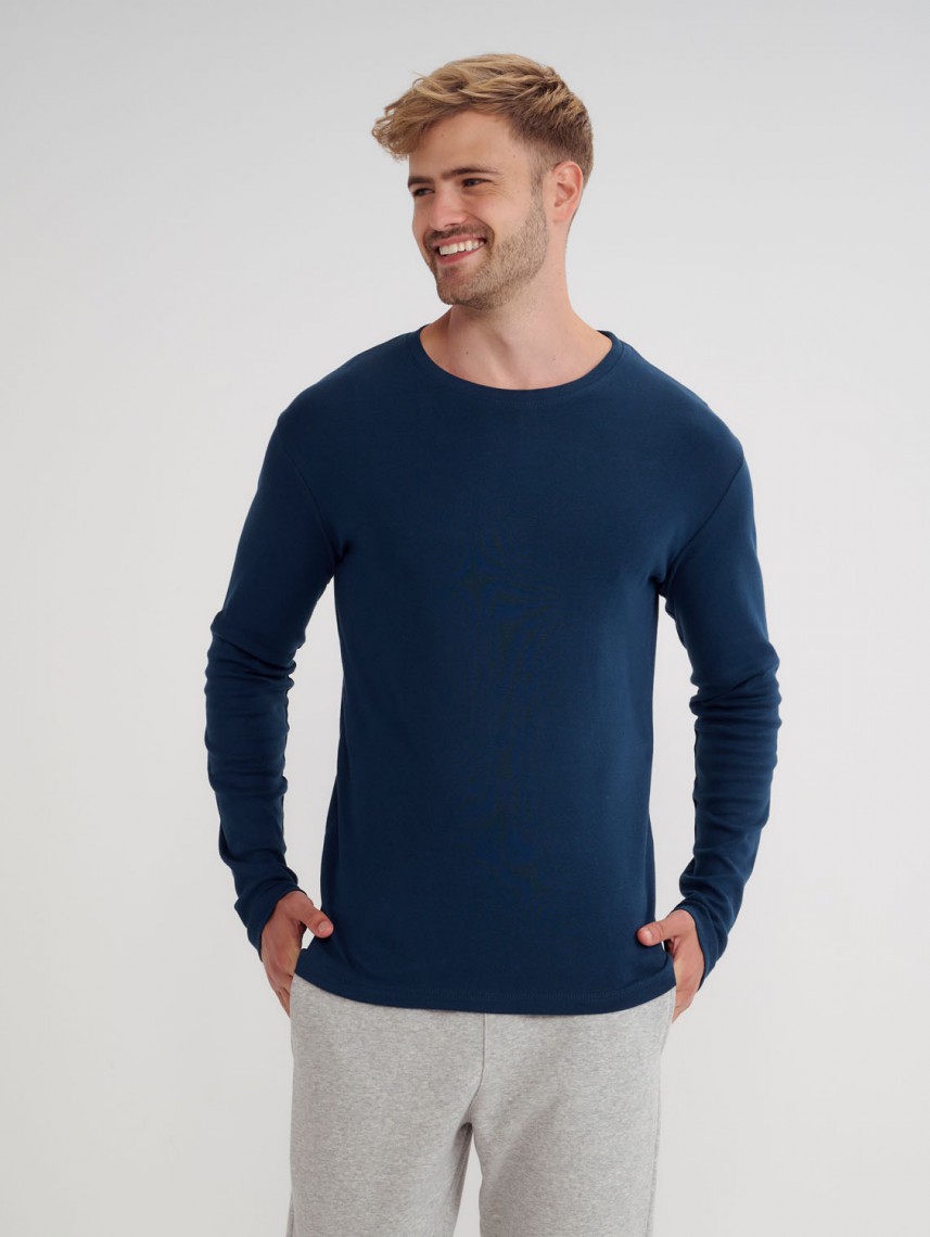 BASIC RIB CREW NECK-MEN