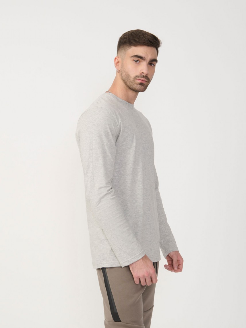 BASIC CREW NECK LONG SLEEVE SHIRT