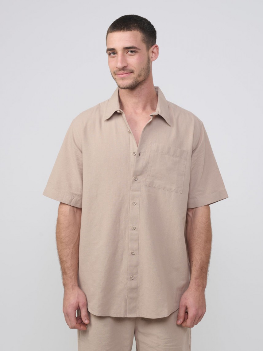 MEN LINEN SHIRT