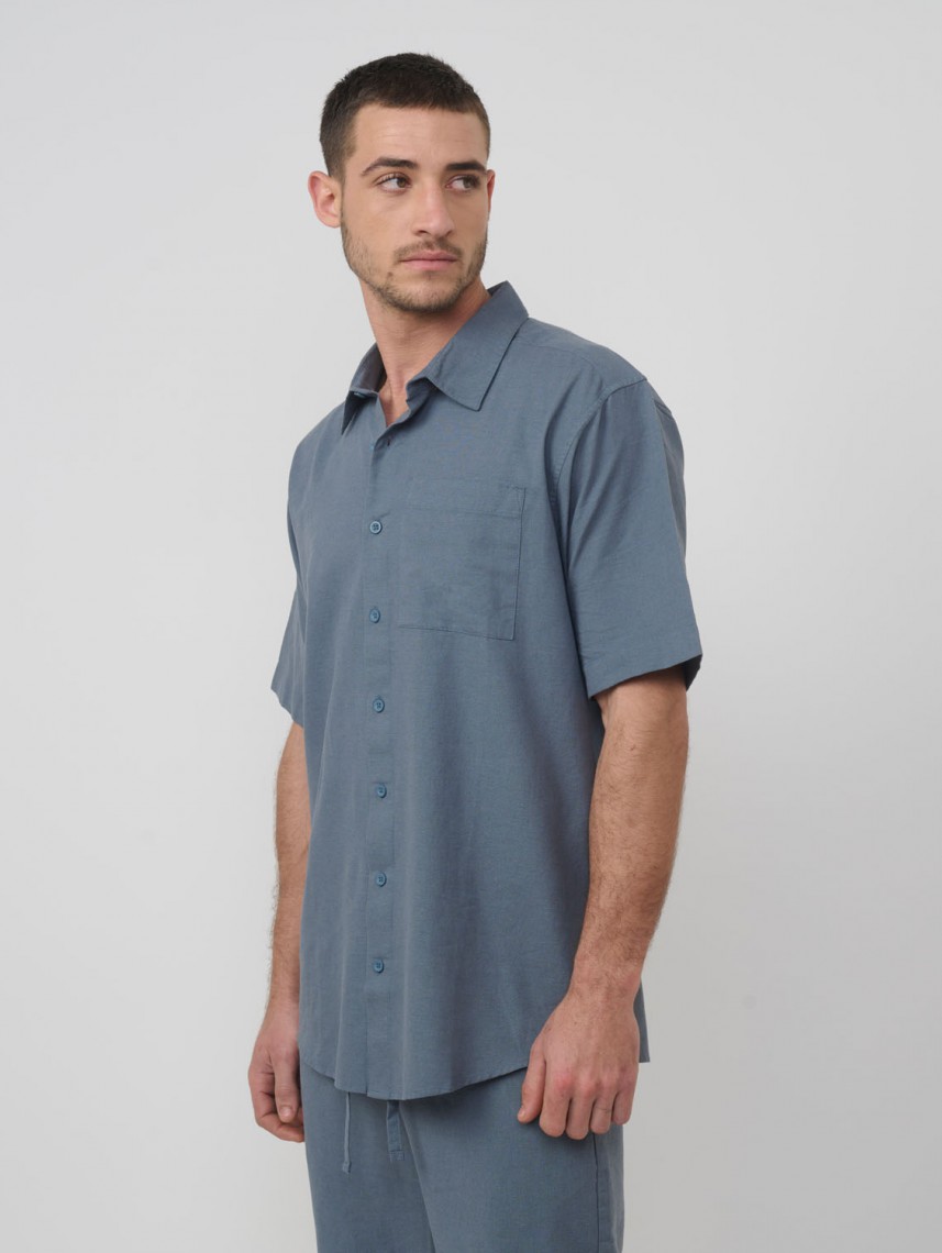 MEN LINEN SHIRT