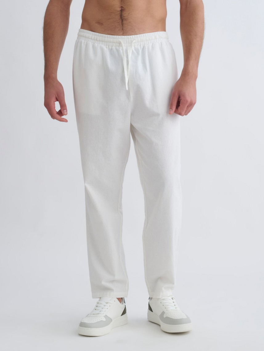 MEN LONG LINEN PANTS