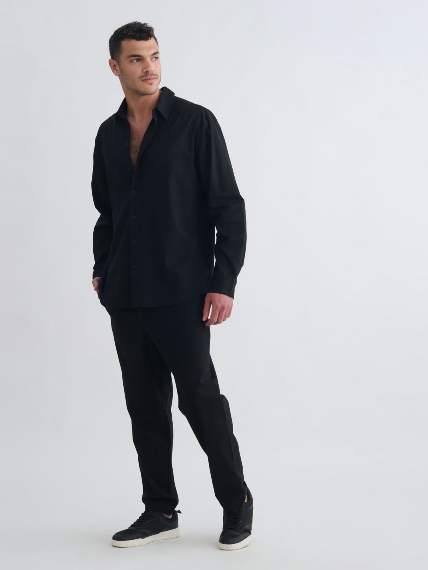 MEN LONG LINEN PANTS