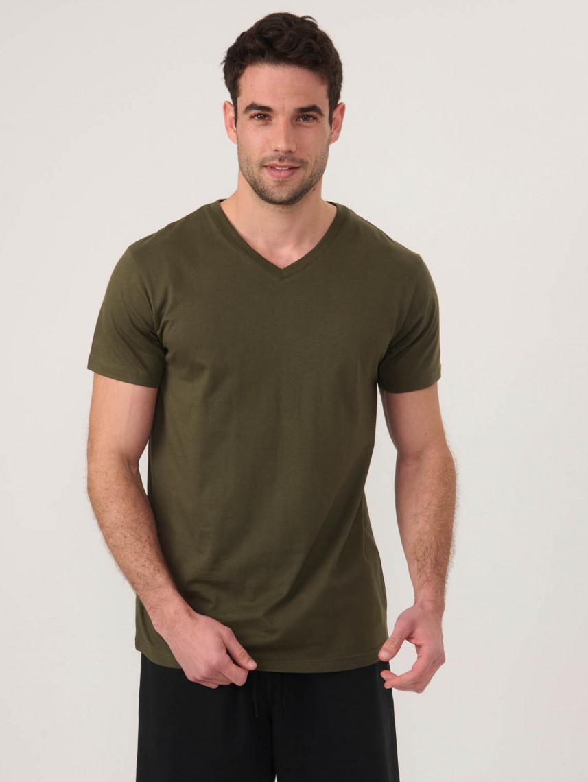 MEN’S Basic Slim Fit V neck