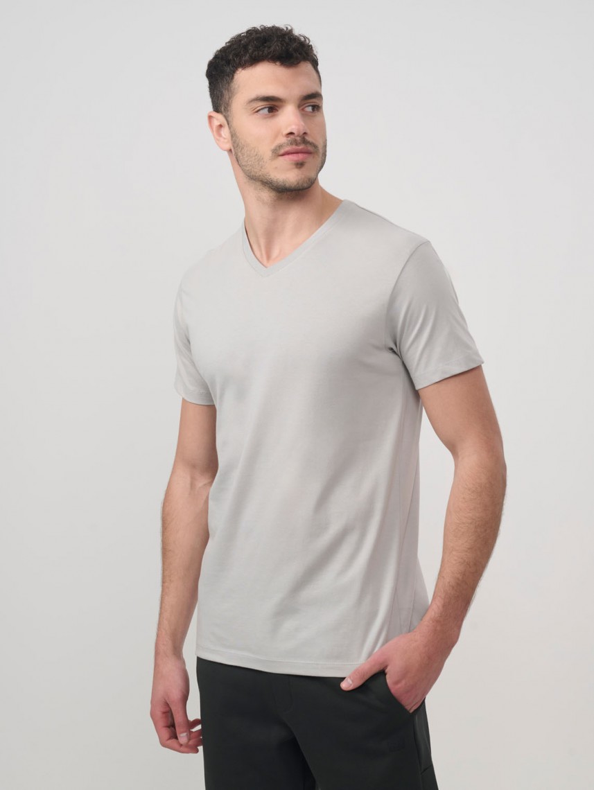 MEN’S Basic Slim Fit V neck