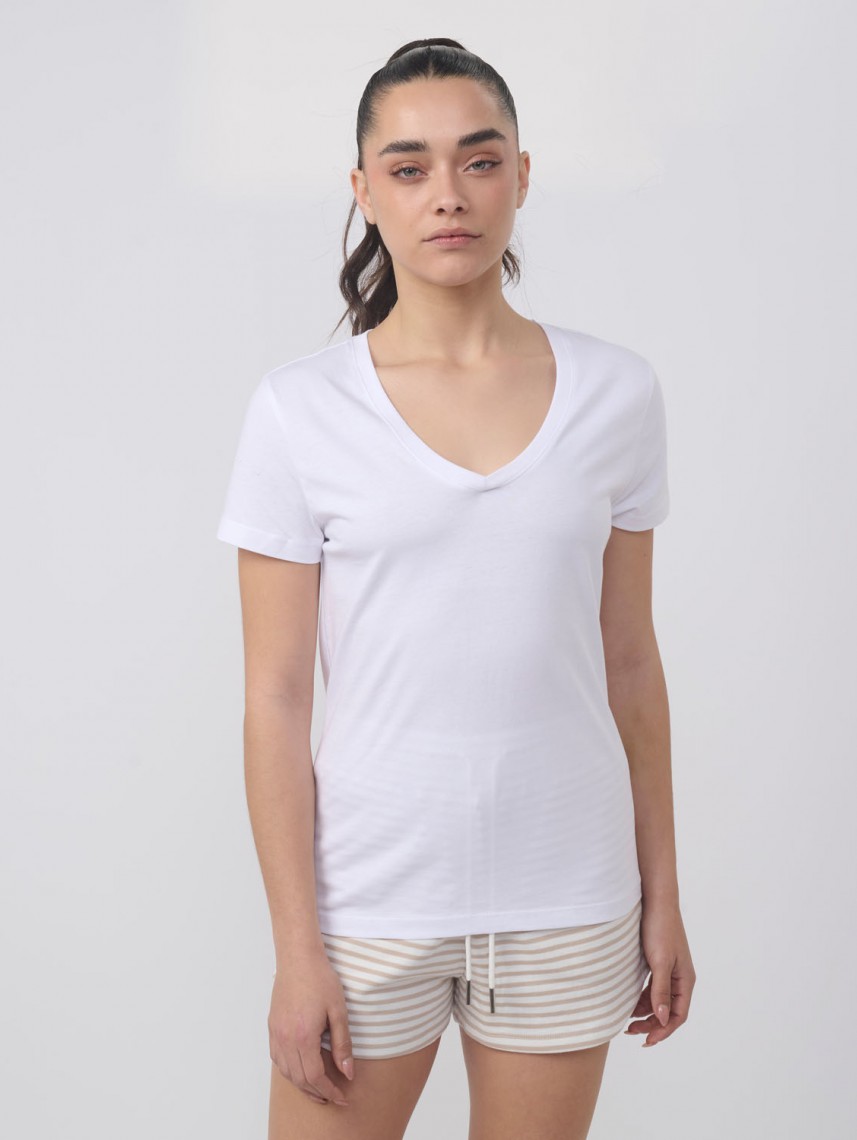 UNIQUE BASIC V NECK SHIRT