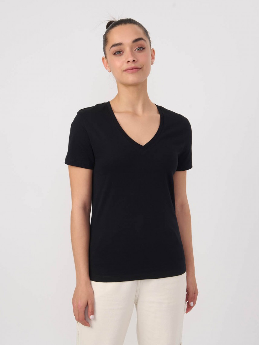UNIQUE BASIC V NECK SHIRT