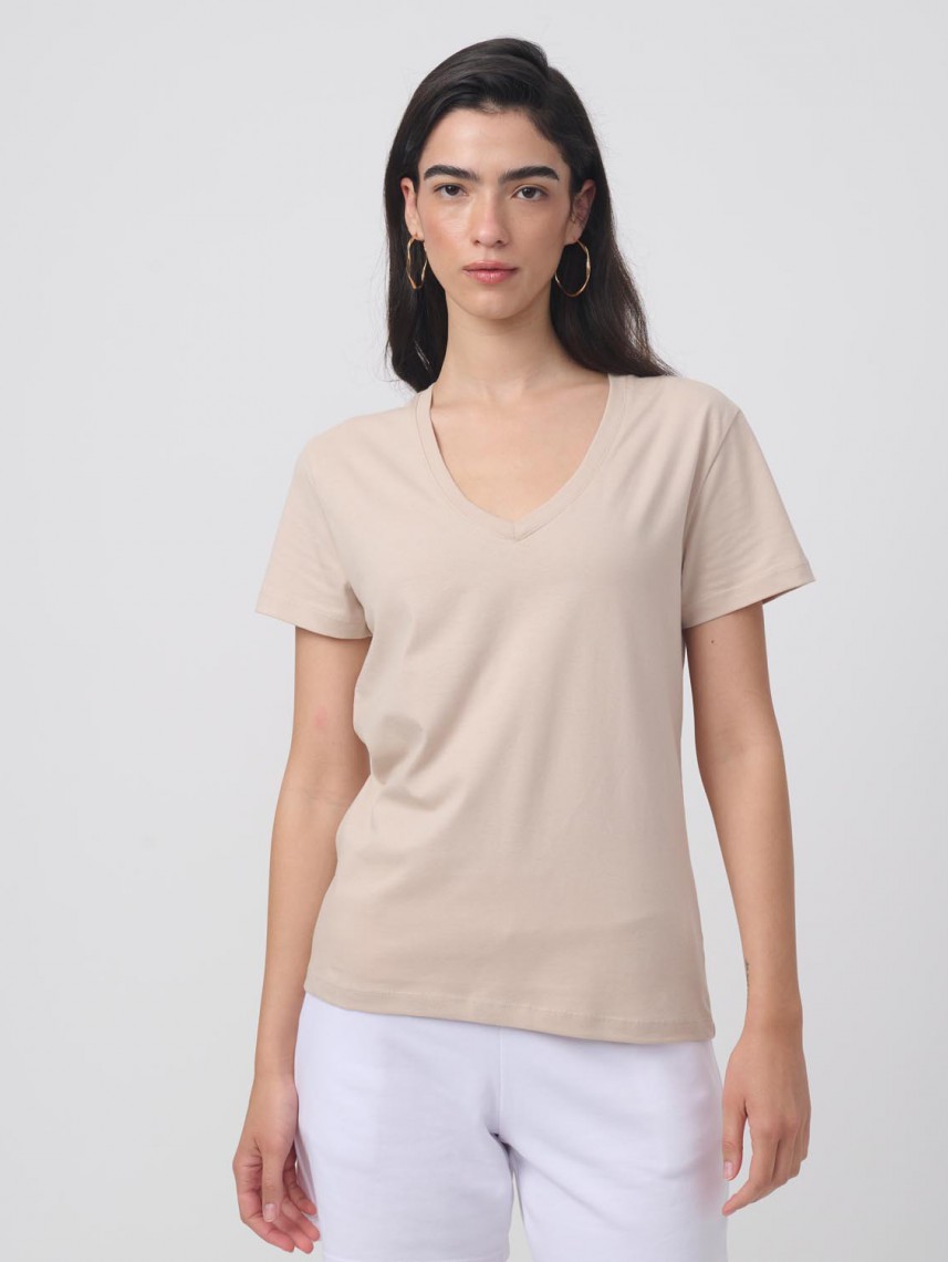 UNIQUE BASIC V NECK SHIRT