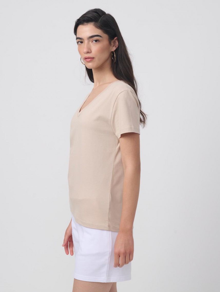 UNIQUE BASIC V NECK SHIRT