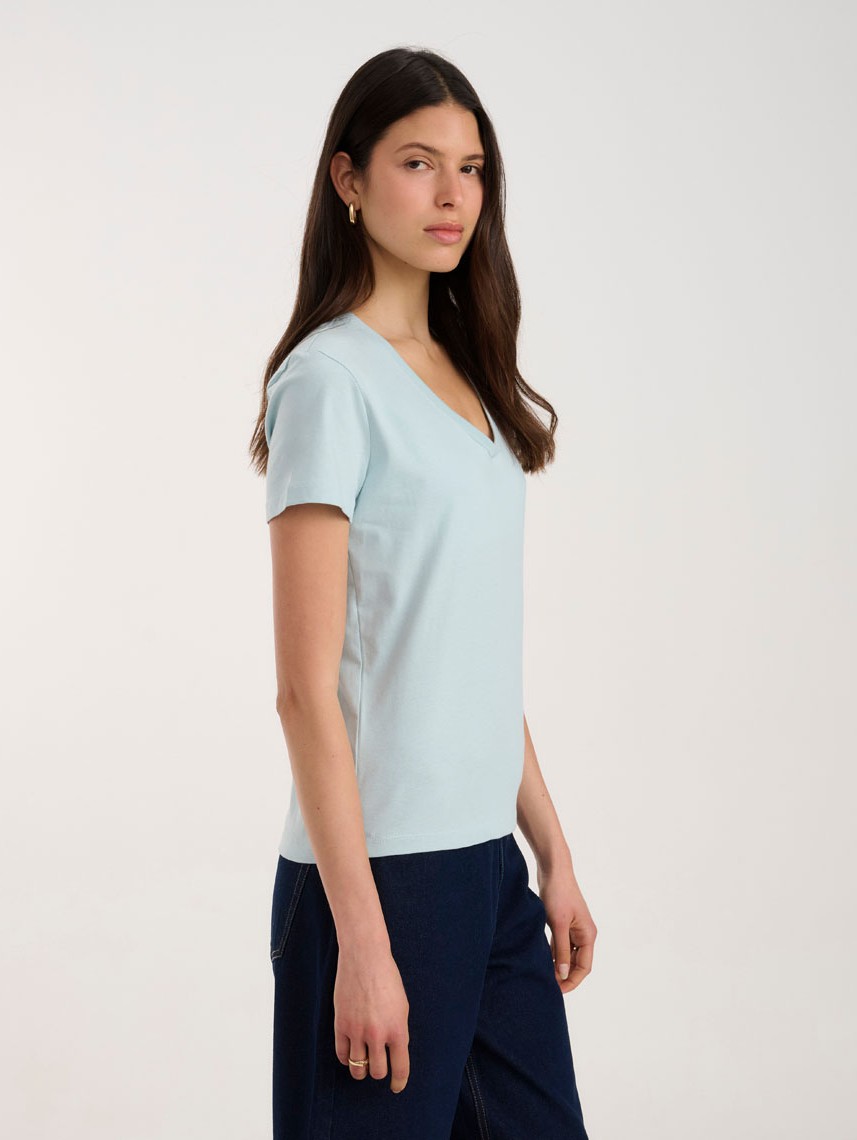 UNIQUE BASIC V NECK SHIRT
