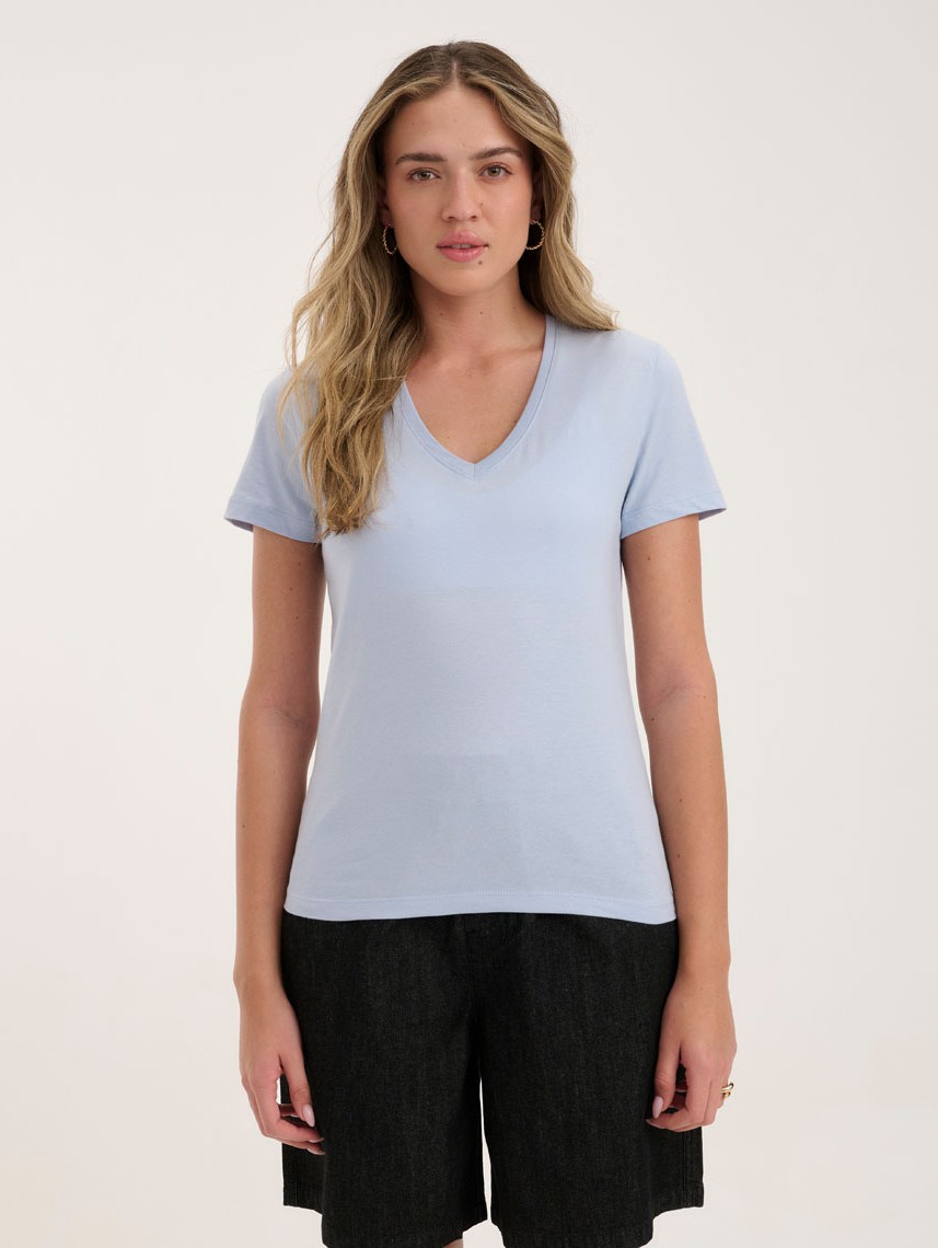 UNIQUE BASIC V NECK SHIRT
