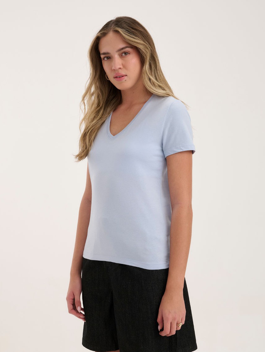 UNIQUE BASIC V NECK SHIRT