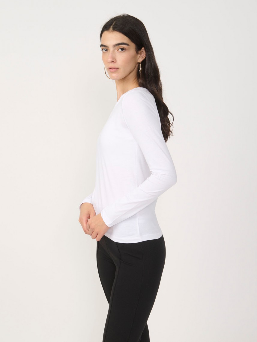 CREW NECK LONG SLEEVE SHIRT