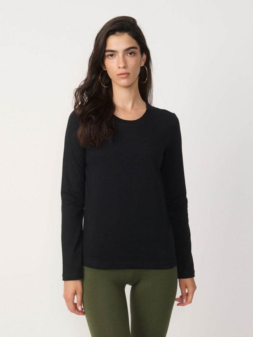 CREW NECK LONG SLEEVE SHIRT