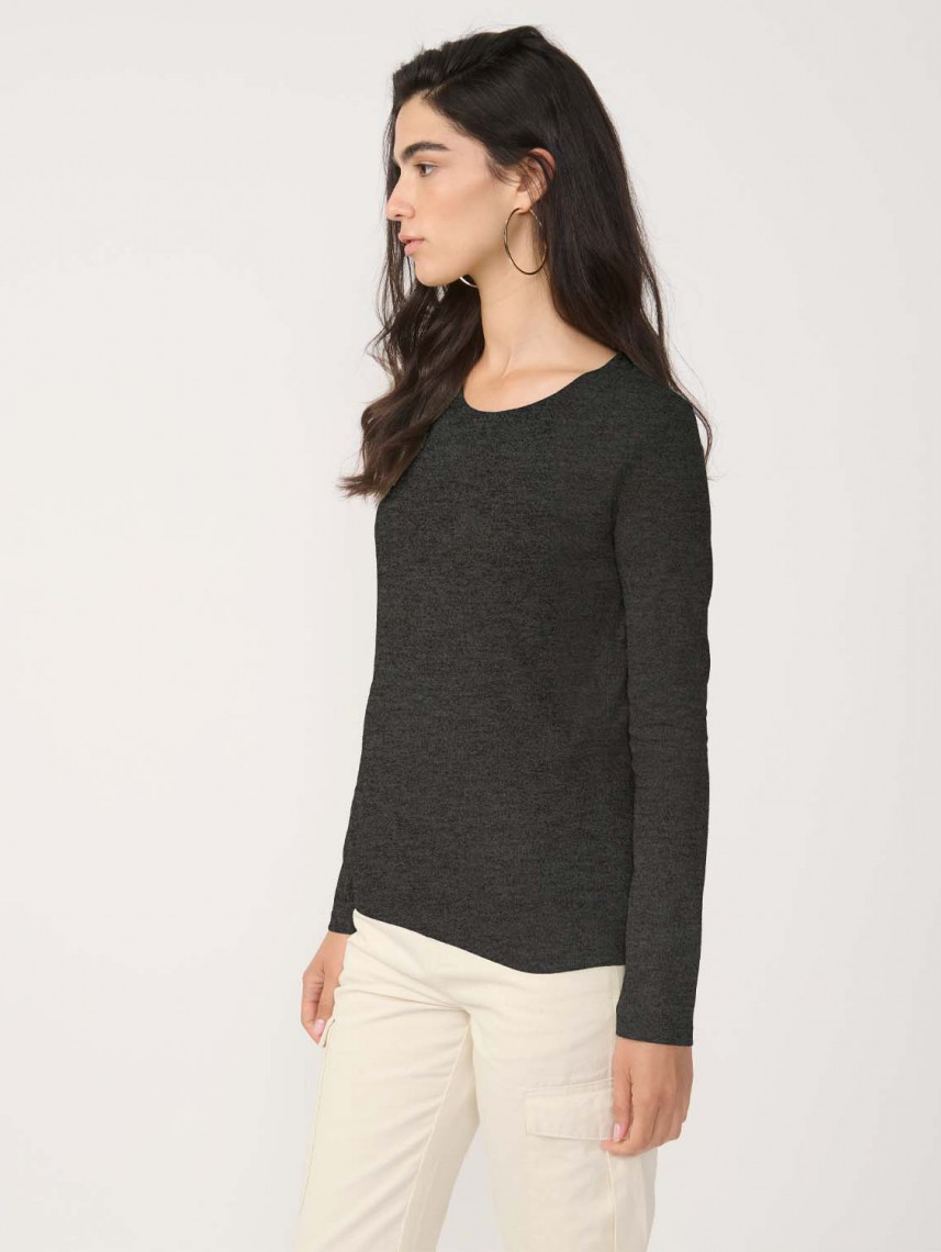 CREW NECK LONG SLEEVE SHIRT