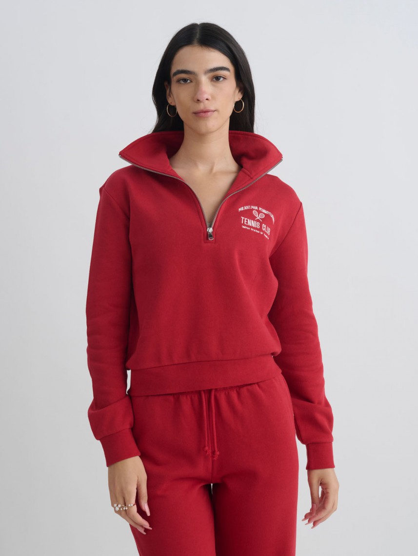 PAM HALF ZIP SWEATSHIRT