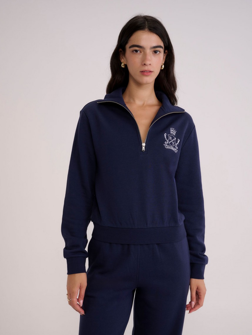 PAM HALF ZIP SWEATSHIRT