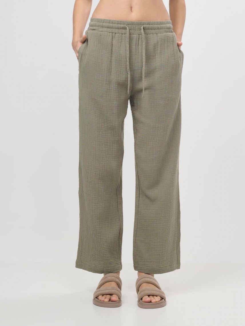 LONG GAUZE PANTS