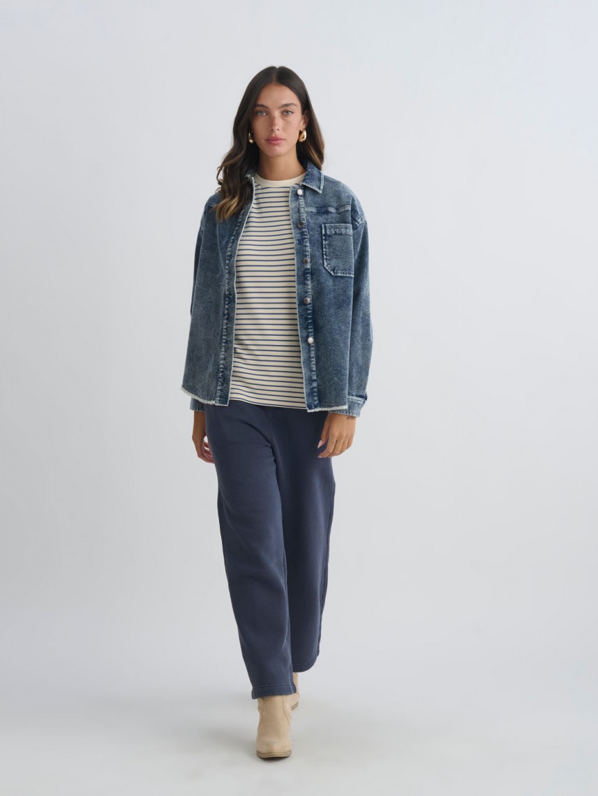 OVERSIZED CORDUROY SHACKET