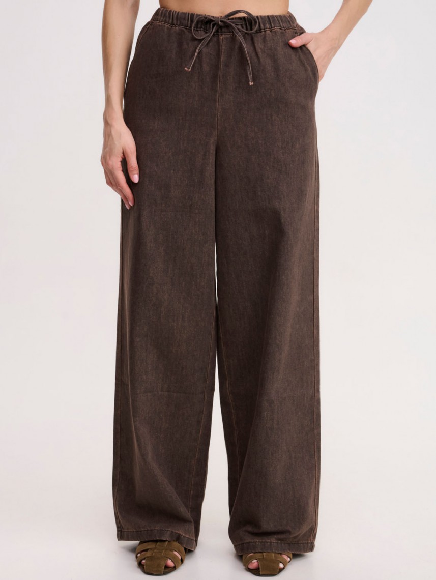 LENNON WIDE LEG DENIM PANTS