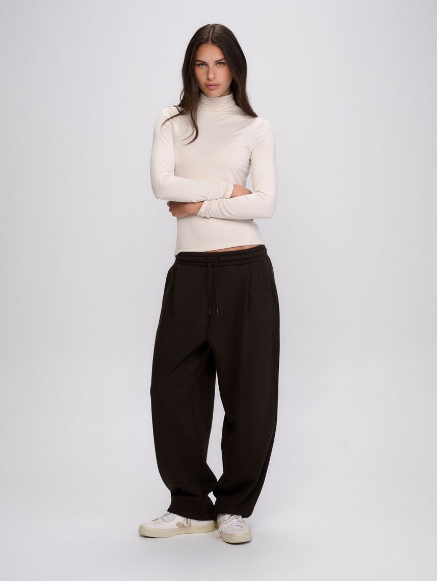 EMERALD BARREL PANTS