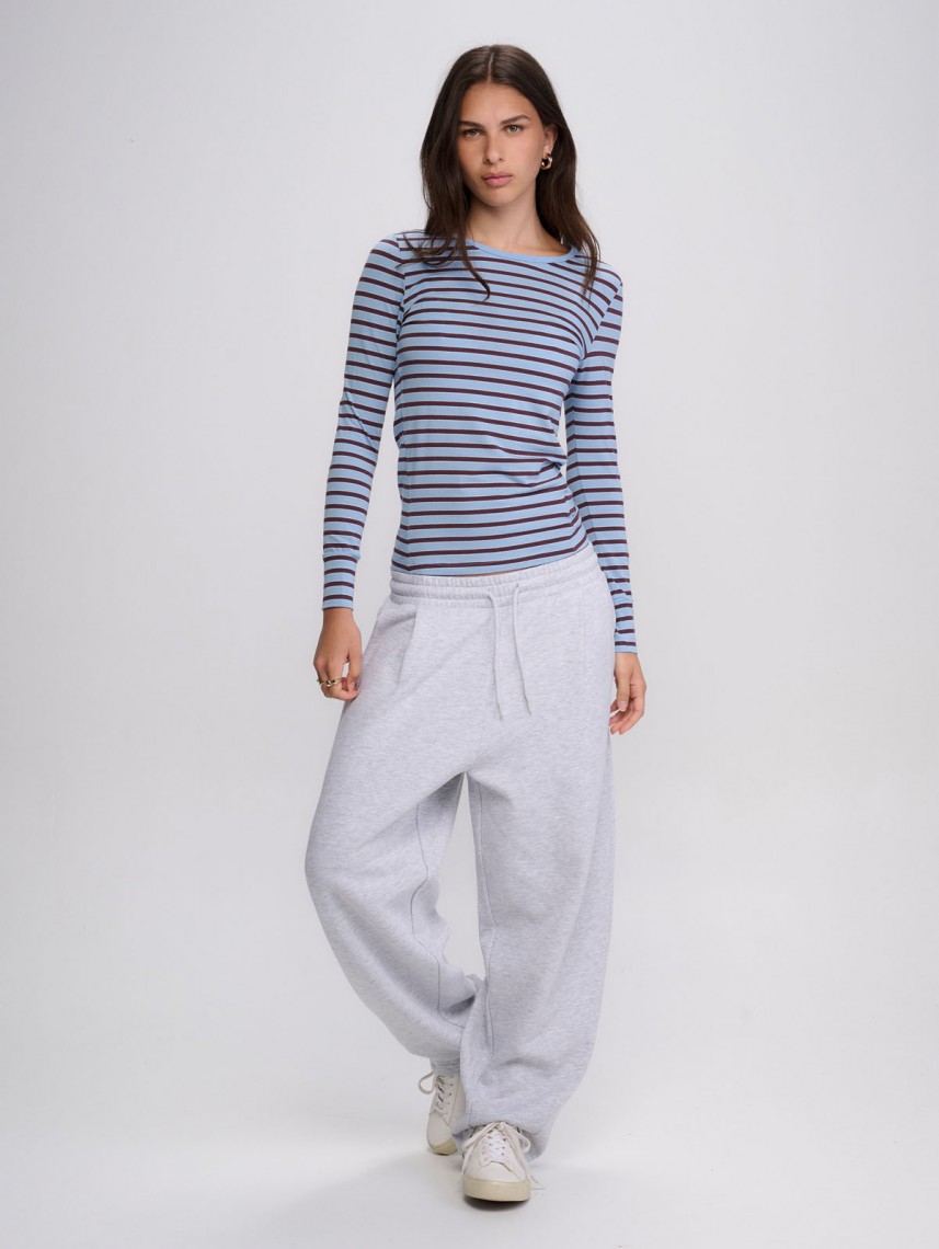 EMERALD BARREL PANTS