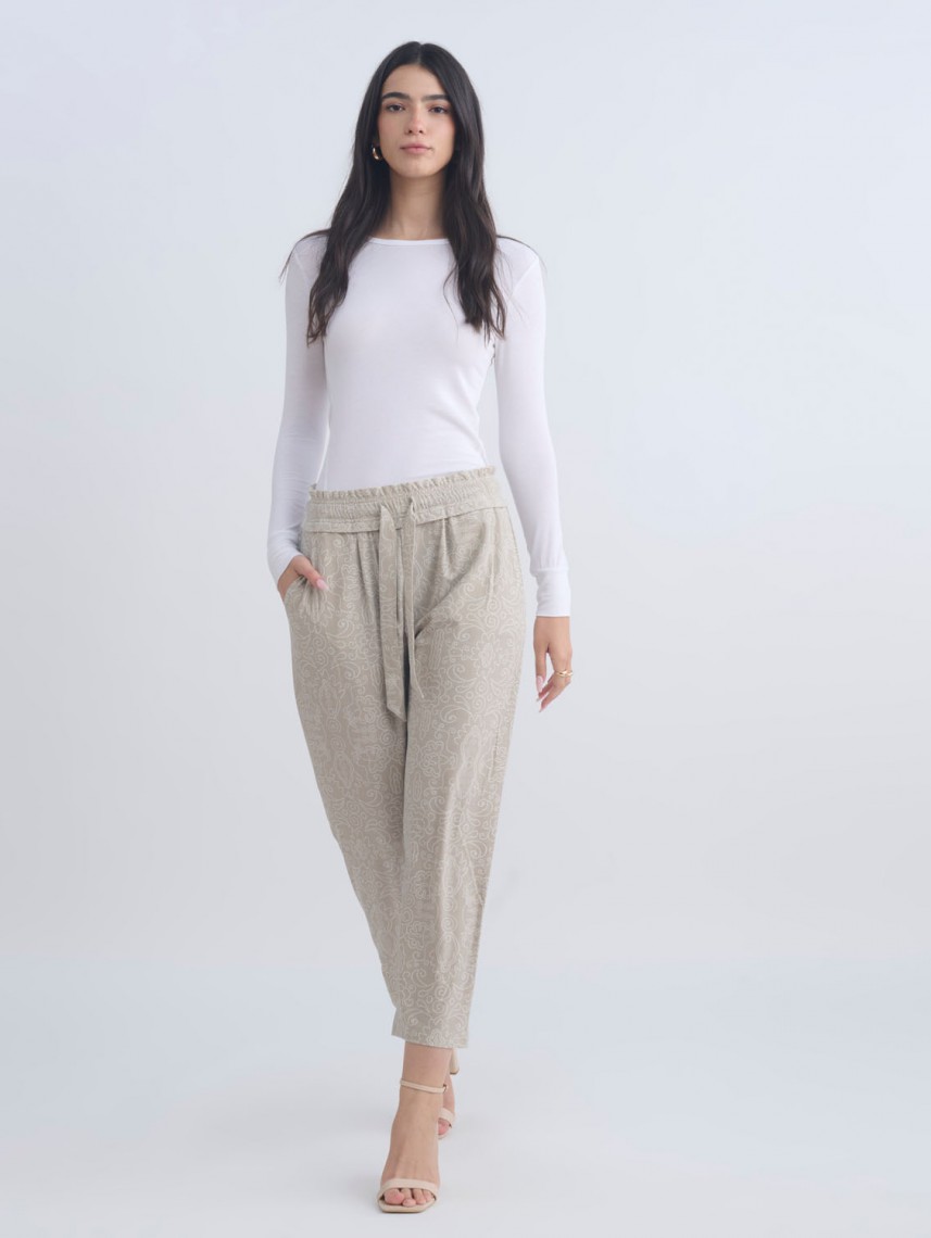 PRINTED FISHERMAN PANTS