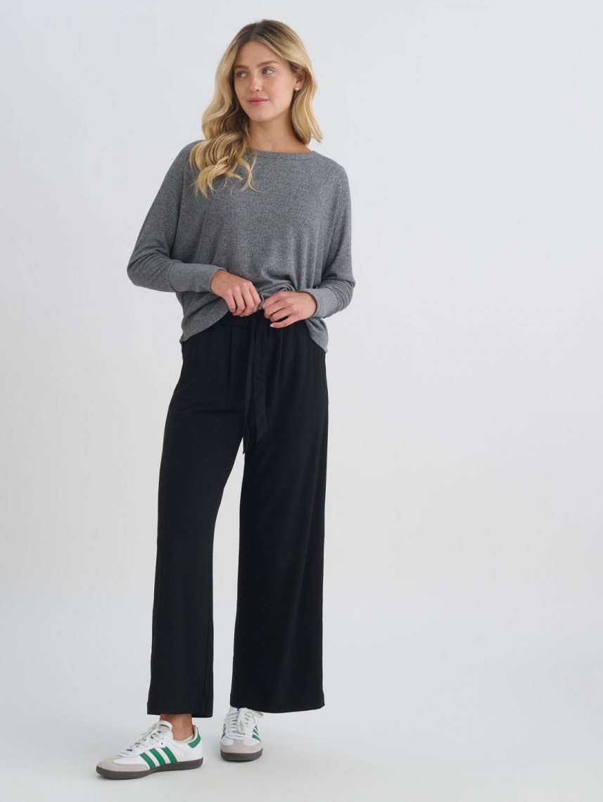 WIDE LEG FISHERMEN PANTS