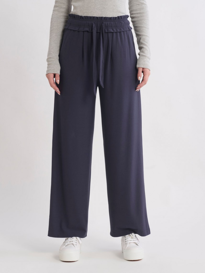 WIDE LEG FISHERMEN PANTS