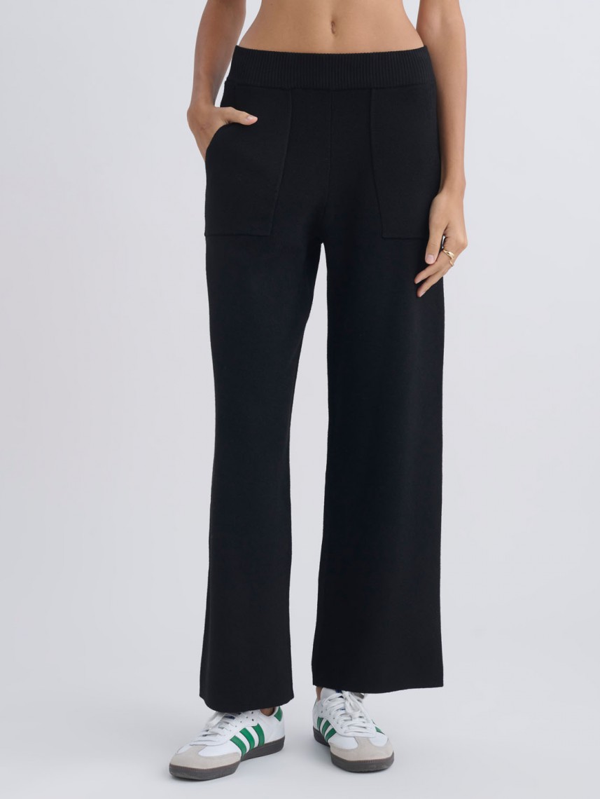 QUEENSTOWN STRAIGHT LEG KNITTED PANTS