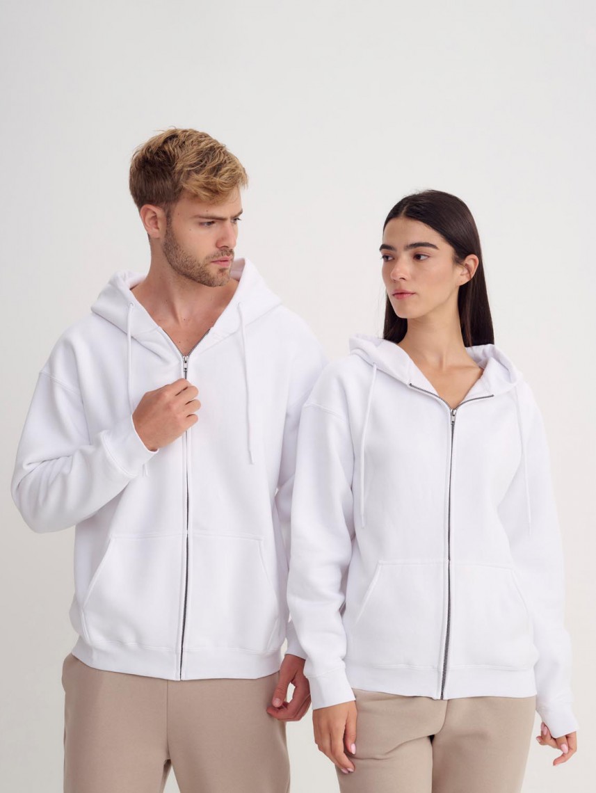 POSEIDON OVERSIZE ZIP UP HOODIE