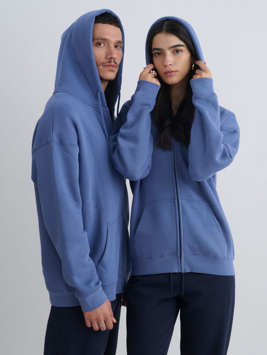 POSEIDON OVERSIZE ZIP UP HOODIE