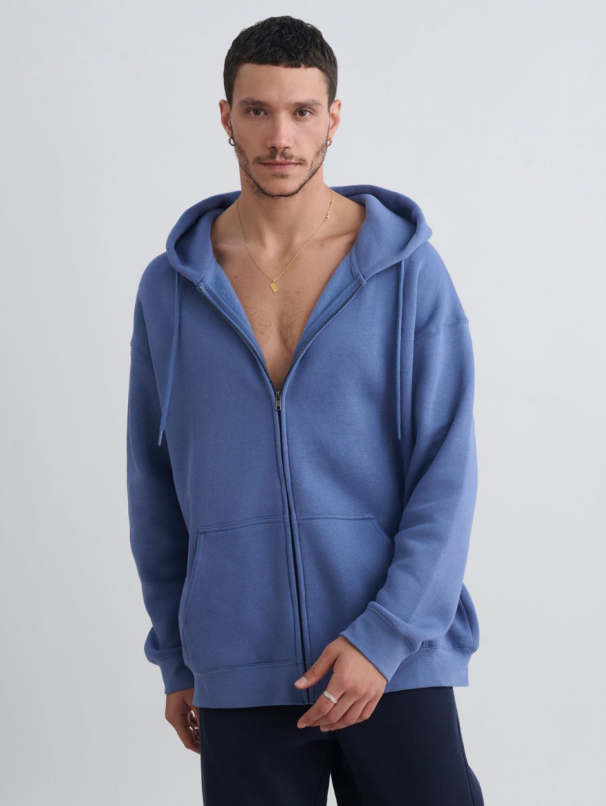 POSEIDON OVERSIZE ZIP UP HOODIE