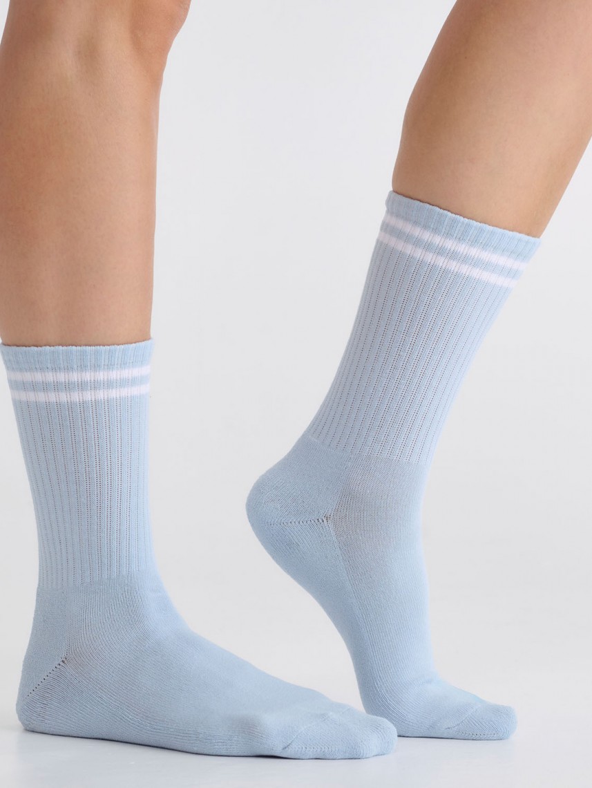 HIGH CREW SOCKS– שלושה זוגות במארז