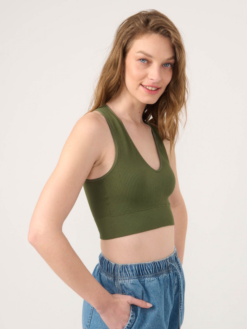 WHITNEY SEAMLESS V- TANK