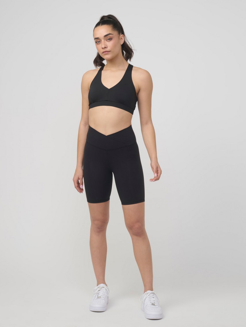 WRAP BIKER SHORTS