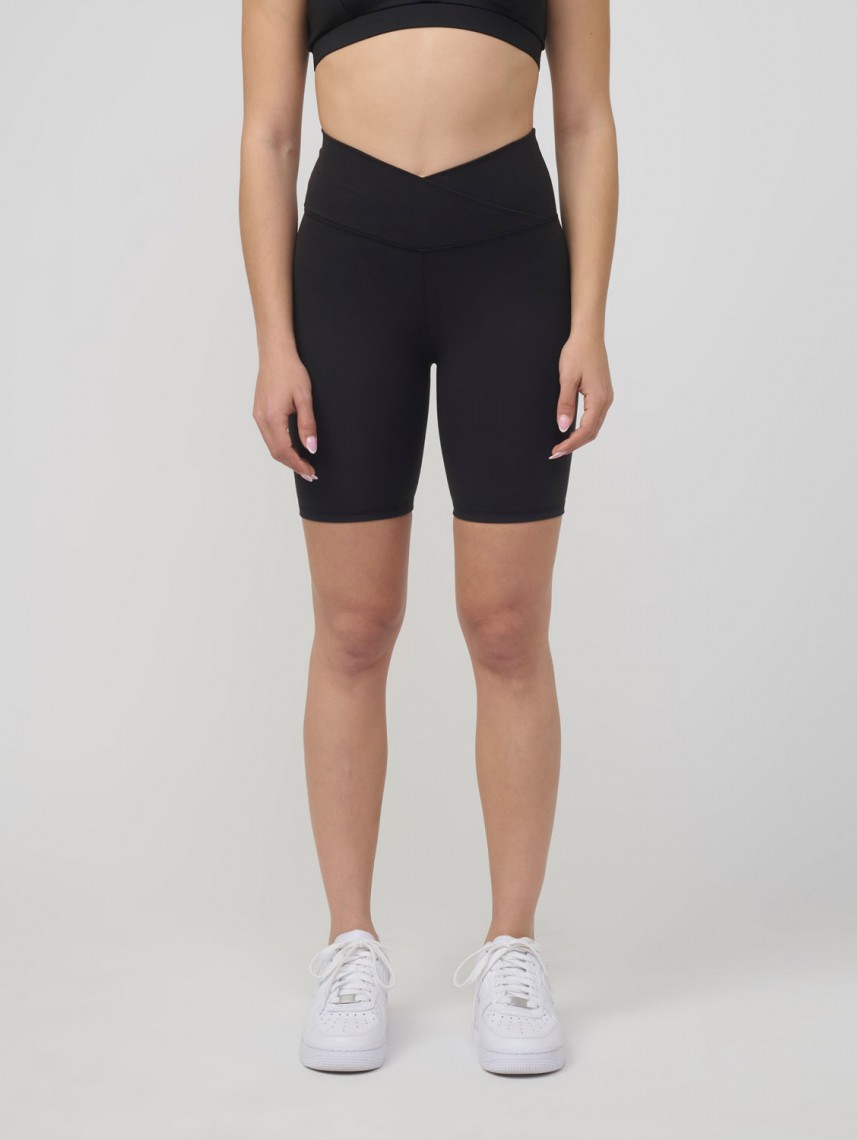 WRAP BIKER SHORTS